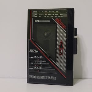 Vintage SR3000 Series Stereo Radio Cassette Player Sears Roebuck 564.21165650